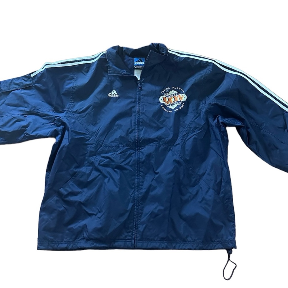 2001 Tampa Florida Super Bowl XXXV Adidas Windbreaker